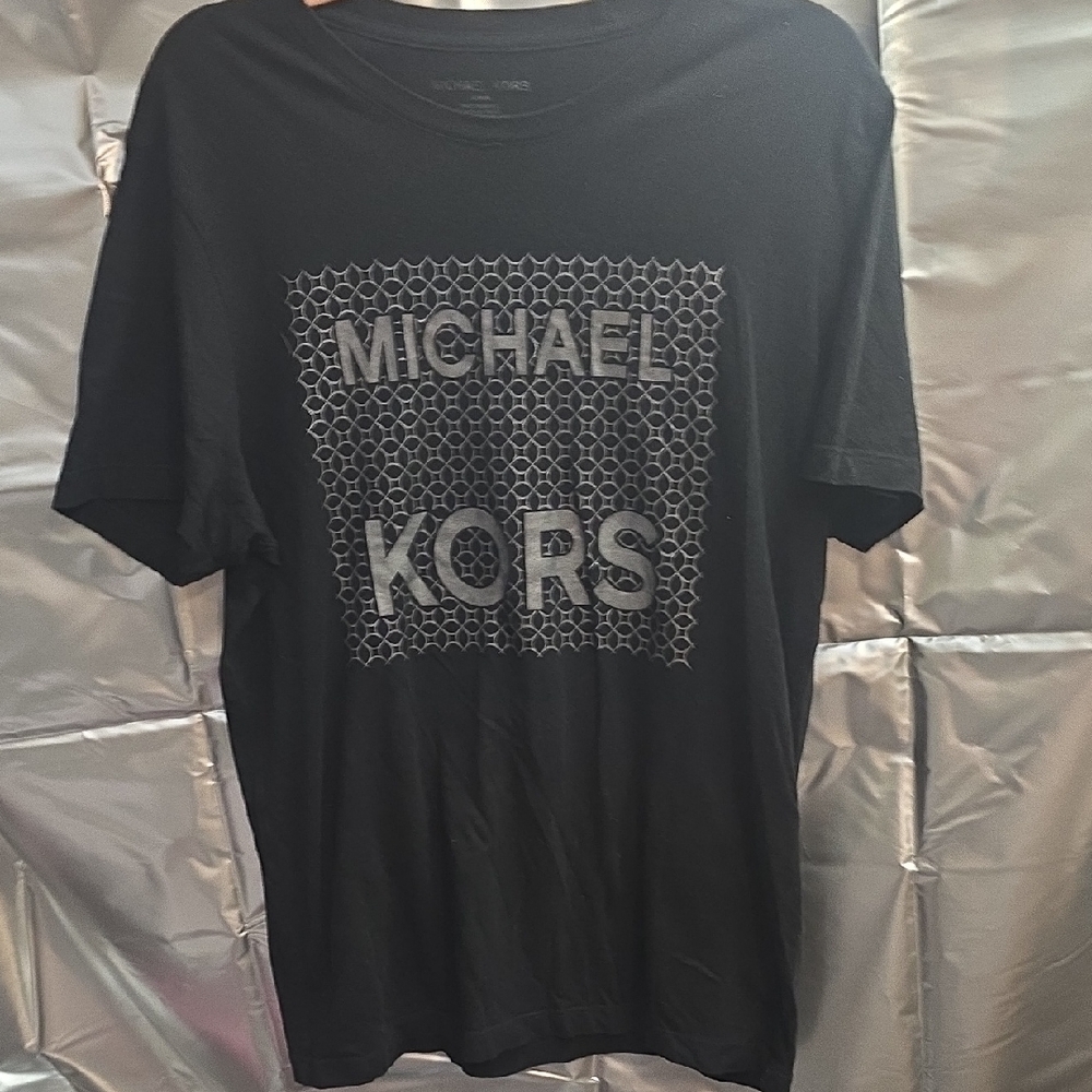Michael Kors Black Short Sleeve Tee